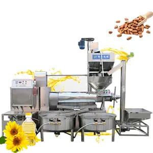 Ce认证冷压油机全自动大容量葵花菜籽大豆种子上市