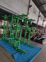 Machine Smith multifonctionnelle avec câble croisé Smith Power Rack Machine à squat Équipement de fitness
