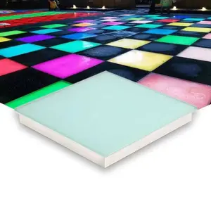 Oem Aangepaste Programmeerbare Interactieve Led Rgb Touch Sensor Led Dance Light Game Dj Podiumverlichting Disco Bar Nacht Led Dansvloer