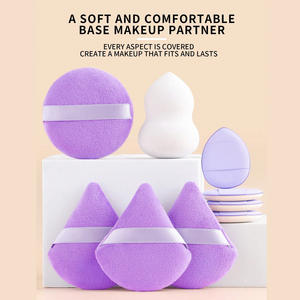 Nouveau lot <span class=keywords><strong>de</strong></span> 6 éponges à fond <span class=keywords><strong>de</strong></span> teint et poudriers combinés, outils <span class=keywords><strong>de</strong></span> beauté en <span class=keywords><strong>coton</strong></span> cosmétique à marque privée, ensemble <span class=keywords><strong>de</strong></span> poudriers sans latex - Product Image 5