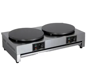 OO Double Nonstick Pan Crepe Automatic Hotels Pancake Makers Electric for sale Snacks Food Making