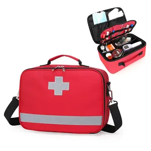 Kit de premiers soins d'urgence pour les sports de plein air, équipement médical Portable étanche, sac à bandoulière pour le sauvetage en cas de catastrophe, sac vide
