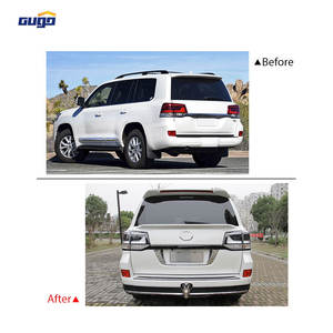 GUGO <span class=keywords><strong>2021</strong></span> Actualización de estilo de lujo para Toyota para <span class=keywords><strong>Land</strong></span> <span class=keywords><strong>Cruiser</strong></span> 200 piezas de coche delanteras y traseras de alta calidad parrillas de parachoques nueva venta - Product Image 3