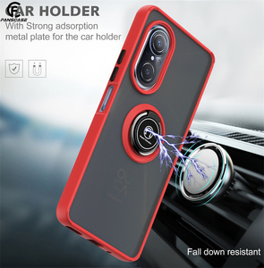 เคสโทรศัพท์ขอบสีโปร่งแสงผิวด้านแบบไฮบริด,เคสมีห่วงหมุนได้360องศาสำหรับ Huawei Nova 9 9 9 <span class=keywords><strong>SE</strong></span> 9 Pro - Product Image 3