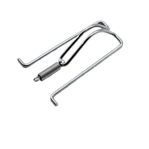 Custom Wire Forms Clothespin Spring Retaining Metal Stainless Steel Binder <b>Clips</b> With <b>Hook</b> - Product Image 2