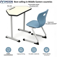 Nouvelle conception Moyen-Orient : Ensemble table et chaises pour écoles et universités