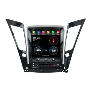 Vertikale bildschirm 9,7 "tesla stil auto radio audio player für Sonata 2014-2016 android gps unterhaltung multimedia system