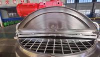 Marmite de mélange industrielle 570L en acier inoxydable SUS304 avec agitateur à balai à moteur DC pour sauces, soupes, produits alimentaires et chimiques