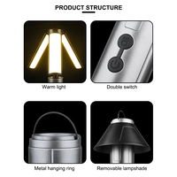 Lampe de camping en plein air lampe rechargeable lampe de travail sans fil LED lampes de table lanternes lampes portables lampe torche