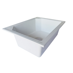 Évier de cuisine simple en composite SMC FRP Nature Topmount avec robinet, un trou, couleur noire, norme EN, <span class=keywords><strong>granit</strong></span> - Product Image 5