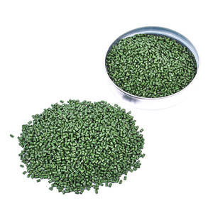 무료 샘플로 다른 목적을위한 인공 잔디 및 PE/PP/ABS/EVA 플라스틱 착색을위한 녹색 플라스틱 안료 마스터 배치 - Product Image 5