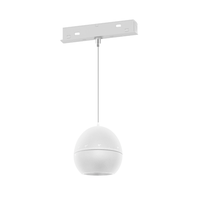 Lustre circulaire Ushine S20 12W, très vendu, pour usage intérieur, avec éclairage focalisé, noir et blanc