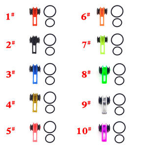 10 pçs/saco Vara De Pesca Gancho Keeper com 2 Tamanho Elástico Anéis De Borracha, Isca De Pesca Isca Titular, Ferramentas De Pesca Gancho Keeper - Product Image 2