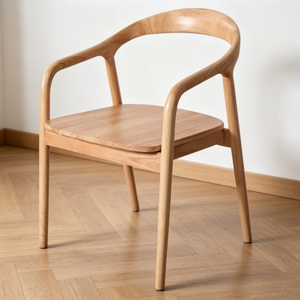 Modern Solid Wood Eco-Friendly <strong>Stackable</strong> <strong>Chair</strong> for <strong>Outdoor</strong> Events Coffee Shops Home Office Weddings-Durable Hotel Furniture - Product Image 1