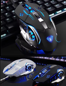 เมาส์เกมมิ่งแบบมีสาย RGB รุ่น Aula TGS S20 |   เซ็นเซอร์ออปติคอล 4800 DPI |   ปุ่มตั้งโปรแกรมได้ 7 ปุ่ม |   การออกแบบตามหลักสรีรศาสตร์ |   สายถักยาว 1.5 เมตร | - Product Image 6