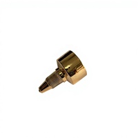 20-410 28/410 Or Argent 24/410 Capuchon Yorker torsadé en plastique argenté à ouverture par torsion avec jupe côtelée et système de distribution