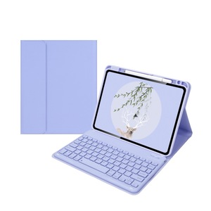 เคสป้องกันสำหรับไอแพดโปร 10.9, แอร์, หน้าจอสัมผัสแบบถอดได้ คีย์บอร์ดบลูทูธ ช่องใส่ปากกา เคสหนัง รุ่นที่ 10 - Product Image 4