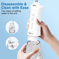Hydropulseur portable H2ofloss, étanche IPX7, irrigateur dentaire électrique sans fil, jet d'eau dentaire