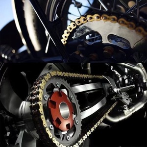 Ad alte prestazioni DQ BM150 Kit catena catena pignone nuove parti di trasmissione in acciaio 1 anno di garanzia compatibile <span class=keywords><strong>KYMCO</strong></span>/Yamaha/ - Product Image 5
