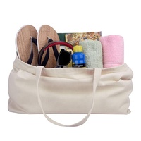 Sac fourre-tout en toile de coton naturel écologique, nouveau design 2021, pour usage quotidien, taille personnalisable, logo personnalisé, avec poignées, couleur beige.