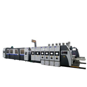 Ligne de production d'impression de cartons Huayu Machinery Equipment entièrement automatique à grande vitesse avec machine intégrée de découpe et de collage - Product Image 2