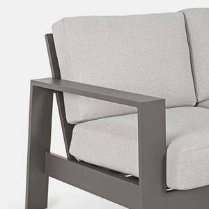 Meubles de jardin en aluminium Ensembles de jardin Accoudoir de patio Chaise Table <span class=keywords><strong>Terrasse</strong></span> Balcon Canapés d'arrière-cour Groupe de sièges <span class=keywords><strong>pour</strong></span> la vie en plein air - Product Image 3