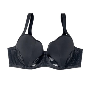Sujetador push-up con copas huecas para mujer, cobertura total, con aros, estilo balconette, lencería femenina, tallas 34 36 38 40 42 D E F G H I J - Product Image 2