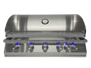 شواية غاز خارجية فاخرة وقوية مدمجة من الفولاذ المقاوم للصدأ تعمل بالغاز المسال أو الغاز الطبيعي أو البيوتان مع إشعال إلكتروني نبضي للمطابخ - Product Image 2