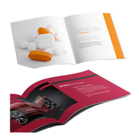 Servicio de Impresión de Libros de Papel Personalizados de Fábrica para Folletos Comerciales, Revistas, Catálogos, Volantes, Menús, Folletos, Impresión Offset