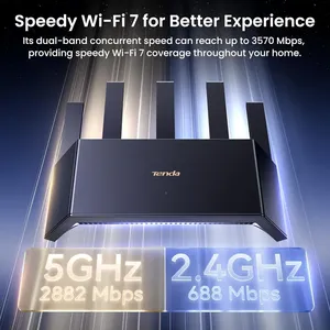 Tenda be3600 nhà <span class=keywords><strong>Router</strong></span> 2.5g <span class=keywords><strong>Wifi</strong></span> 7/3570Mbps kép 2.4/5GHz băng thông rộng truy cập tường lửa WEp mã hóa 1000Mbps an ninh - Product Image 3