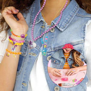 2025 nouveau Kit de fabrication de bracelet perles pour Kit de fabrication de <span class=keywords><strong>bijoux</strong></span> à breloques artisanat anniversaire cadeaux de noël pour les filles de 6 <span class=keywords><strong>ans</strong></span> et plus - Product Image 4