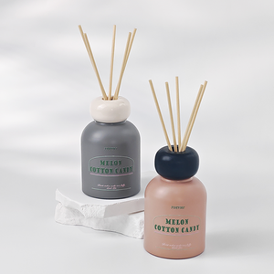 定制高品质香水家用清新剂芳香豪华玻璃瓶芦苇扩散器带棒 - Product Image 2