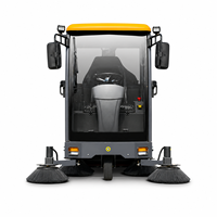 Balayeuse routière Zoyon ZY-X2 à cabine entièrement fermée, largeur 1900 mm, grand réservoir, idéale pour usines, parcs et cours logistiques