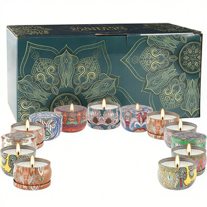 Healing <b>Candle</b> Fragrance Gift Packaging Premium Jar Natural Soy Blend Wellness Meditation Boutique Showcase Offering Display - Product Image 1