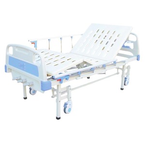 Cama de Hospital Manual Tezu de Acero Inoxidable con Abertura para Inodoro, para Ancianos y Pacientes - Product Image 1