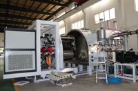 Machine de revêtement PVD rouleau à rouleau avec PLC et pompe pour feuille de cuivre/film pour fenêtre/film d'emballage, vitesse 600 m/min, marque ATOP
