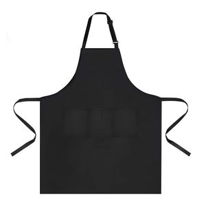 Tablier de cuisine réglable en polyester et coton pour serveur, chef, nettoyeur de vitres, ou salon de manucure, avec logo personnalisé et deux poches – Vente en gros - Product Image 3