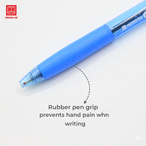 Bolígrafo Semi-Gel Hong Ha Modelo 2469 0.5mm, Tinta Líquida de Plástico, Impresión Digital, Tinta Multicolor, 12 Piezas/Caja, Fácil de Transportar, Oficina - Product Image 5