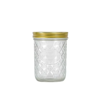 Groothandel Hoge Witte Glazen Keuken Weckpot Voedselbewaarfles 480ml 16oz 3oz voor Inblikken & Drinken Cadeaus