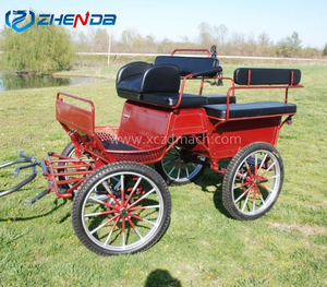 Chariot à chevaux de marathon à <span class=keywords><strong>4</strong></span> roues au design unique, chariot à chevaux pour poney à vendre - Product Image 2