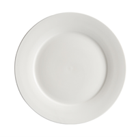 Assiette creuse en céramique de 10 pouces, motif lune, écologique, durable, minimaliste, en porcelaine blanche, compatible micro-ondes