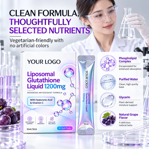 Fórmula Iluminadora de Marca Privada OEM ODM, Resultado Visible de Rejuvenecimiento, Manchas Irregulares, Ácido Hialurónico, Glutatión Liposomal Líquido - Product Image 2