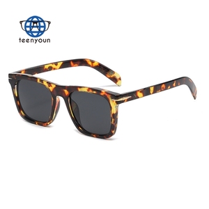 Teenyoun-gafas De Sol De leopardo para mujer, Lentes De Sol a la moda con montura grande, OEM, 2023 - Product Image 4