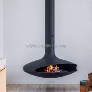 Chimenea colgante indipendente in ACCIAIO carbonio CON Design NO E decorativo, ideale PER Hotel, Ville E Bed & อาหารเช้า - Product Image 4