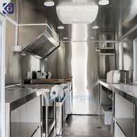 Camion de crème glacée CAMPTRL, remorque alimentaire mobile, cuisine entièrement équipée, chariot à café, chariot à hot-dogs, remorque à pizzas, camion de restauration BBQ, extérieur