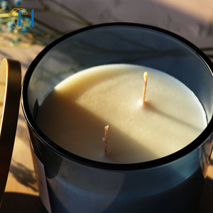 C & H bougie personnalisée à 3 mèches énorme faite à la main parfaitement <span class=keywords><strong>imparfaite</strong></span> céramique béton ciment bougie 5 mèches 6 mèches Maxi bougie - Product Image 6