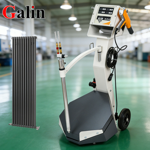 Elektrostatische poedercoatingmachine met trilbasis, handmatige spuitapparatuur, industrieel verfsysteem, metaalafwerking FLEX-B - Product Image 1