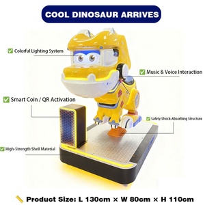 Jeu de course mécanique interactif pour enfants avec éclairage LED, fonctionnant à pièces, en acier inoxydable, pour aire de jeux intérieure et centre d'amusement pour enfants - Product Image 2