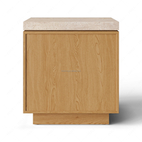 FERLY Light Table d'appoint intérieure de haute qualité en bois massif naturel style européen contemporain de luxe nouveau design