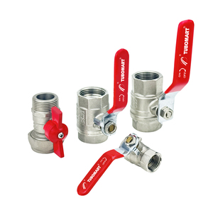 Valvola a sfera in ottone di buona qualità con manico lungo in alluminio per l'applicazione dell'acqua - Product Image 2